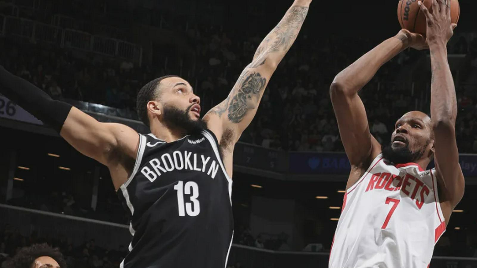 皇冠体育独家报道: 杜兰特22+11赛季助攻新高双杀旧主 火箭6人上双轻取篮网迎4连胜